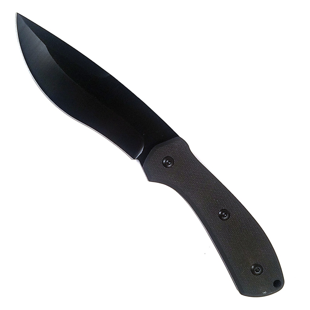 SAMPLE -Riverbend Field-Grip Recurve Hunting Knife - G10 Black