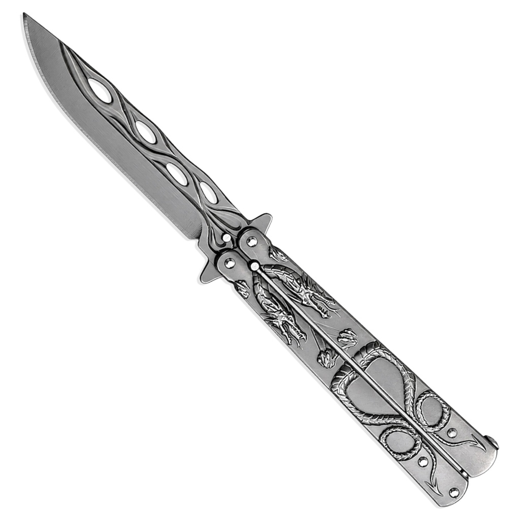 Dragon Gate Mythic Balance Butterfly Knife - Gunmetal Grey