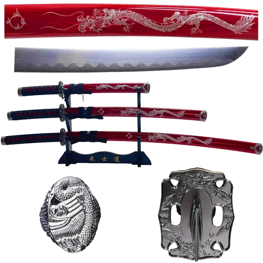 Imperial Oath Collector Samurai Sword Set - Red Saya