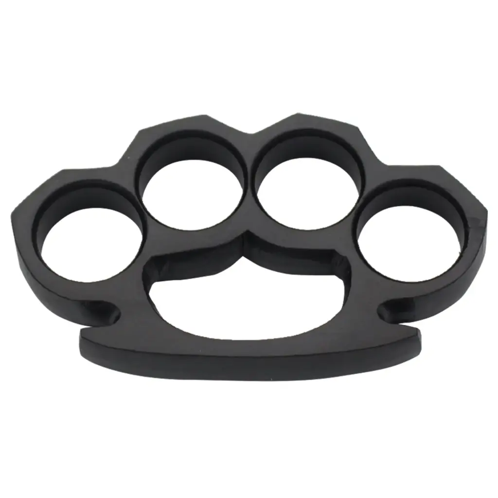 Industrial Force Heavy-Duty Knuckle Duster - Black Steel