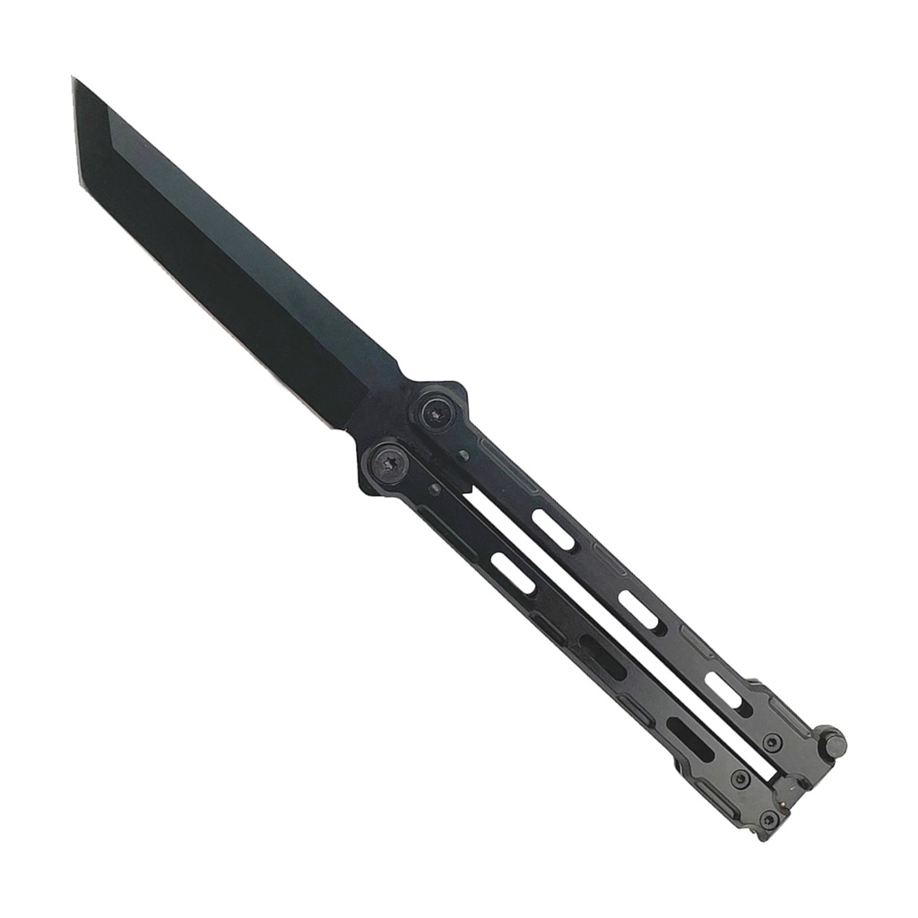 Shadow Pivot Tactical Butterfly Knife - Matte Black