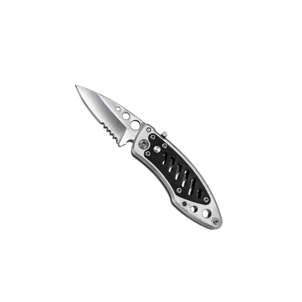 Micro Duty California-Legal Automatic Knife - Silver Steel