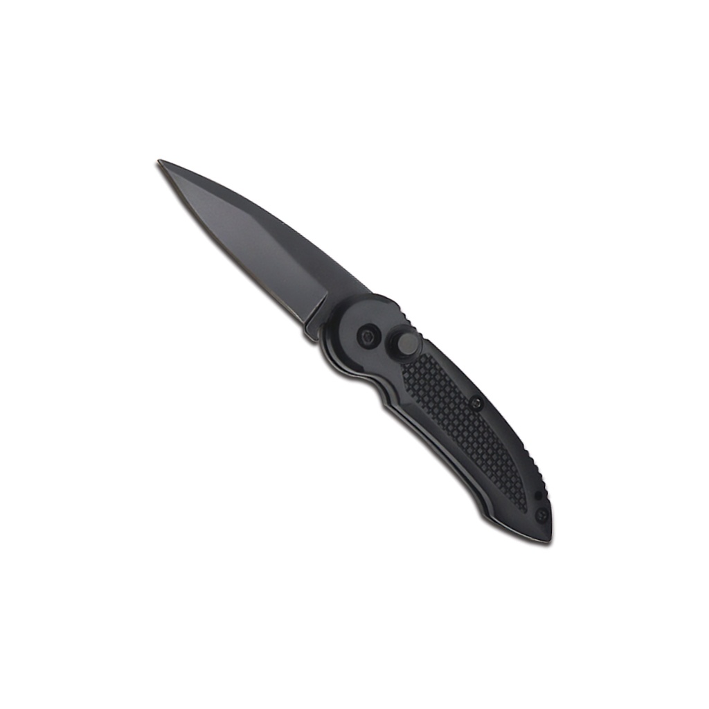 Stealth Clipless Quick-Deploy Automatic Knife - Black ABS