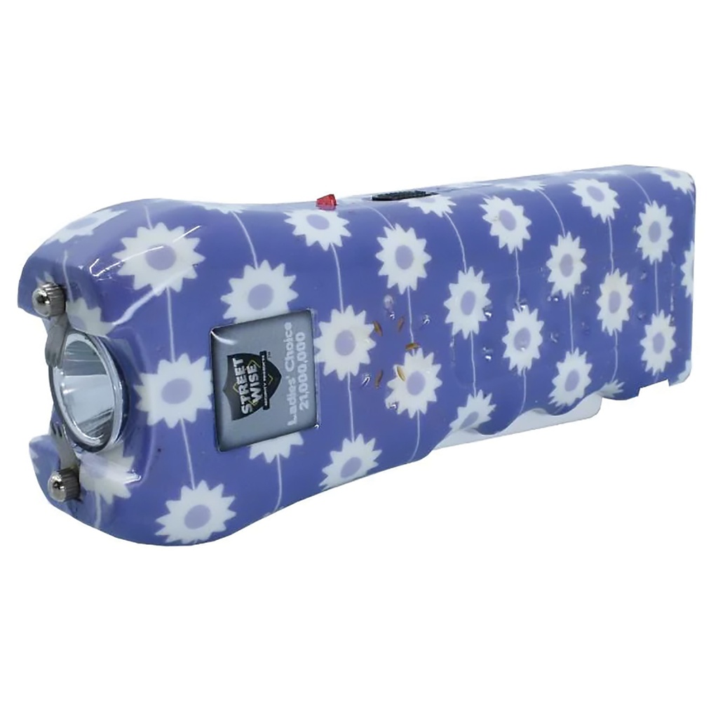 Garden Guardian Triple-Defense Stun Gun - Daisy Purple