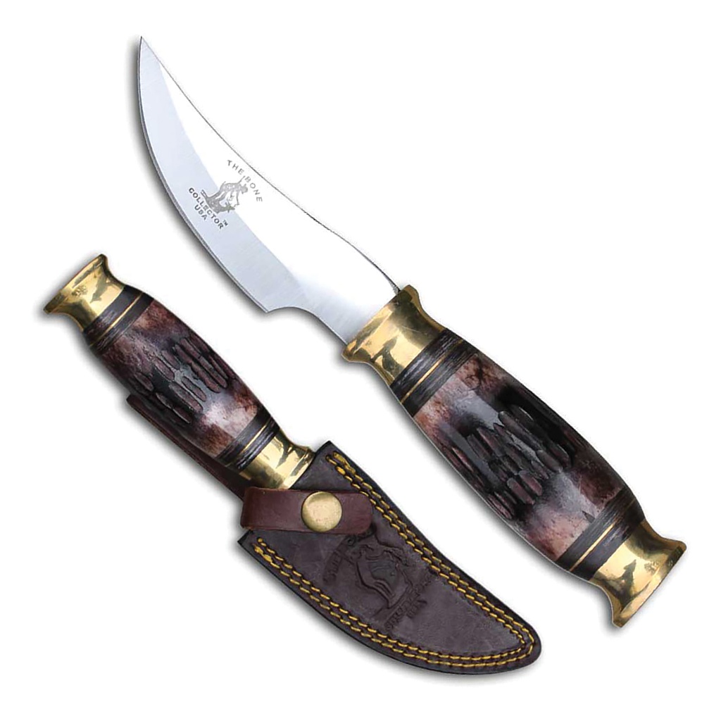 Heritage Bone Field-Ready Fixed Blade Hunting Knife - Polished Bone