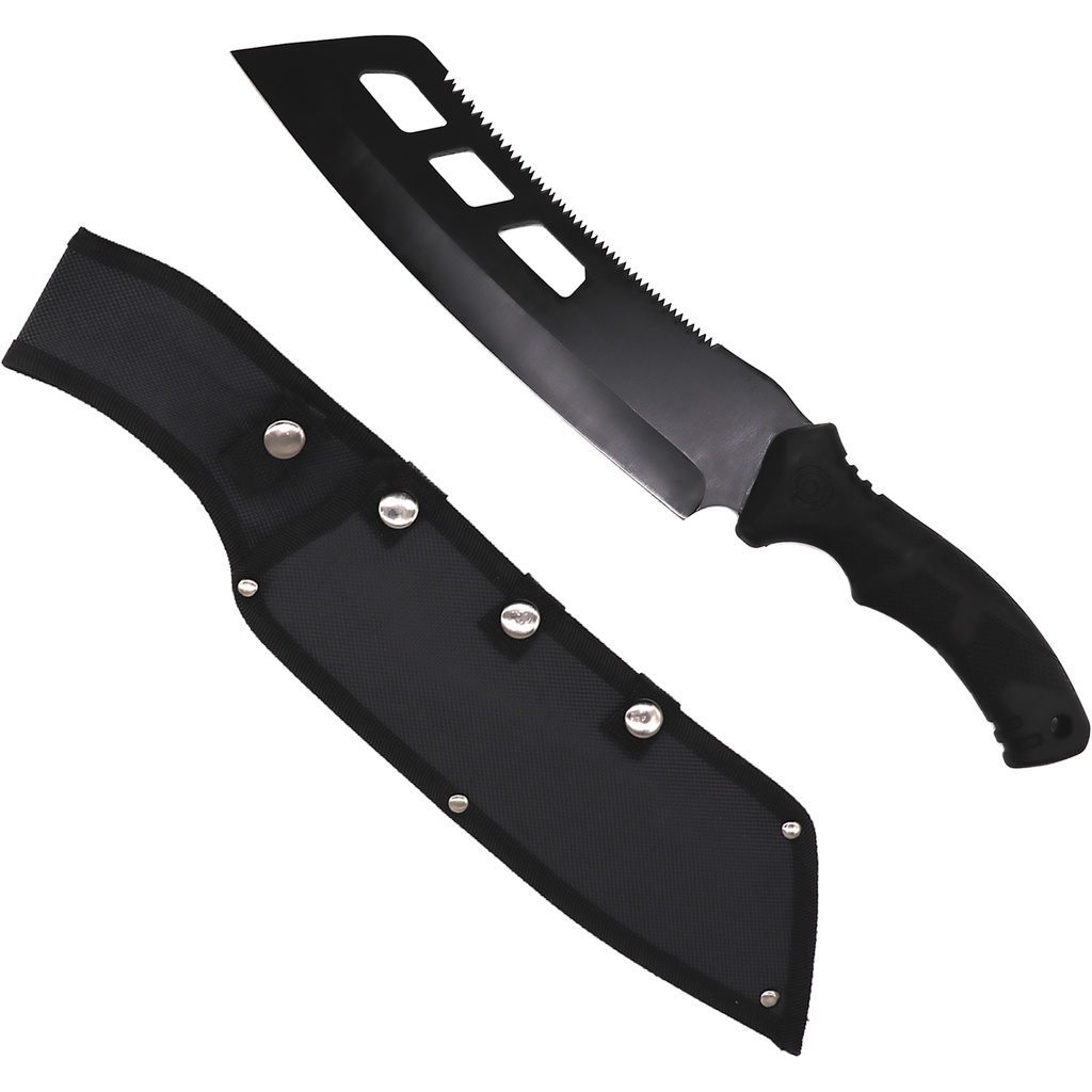 Blackout Workhorse Full-Tang Cleaver Machete - Matte Black
