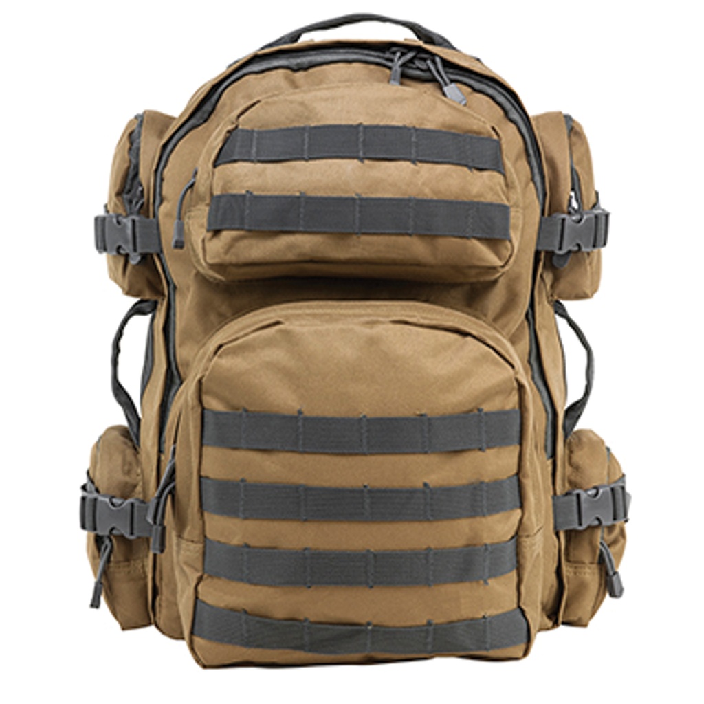 Mission Grid 24‑Hour Tactical Backpack - Coyote/Black