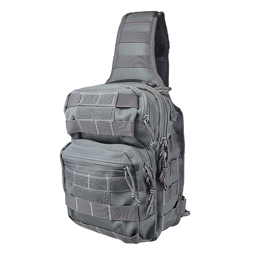 Transit Ready Quick-Access Tactical Sling Bag - Urban Gray
