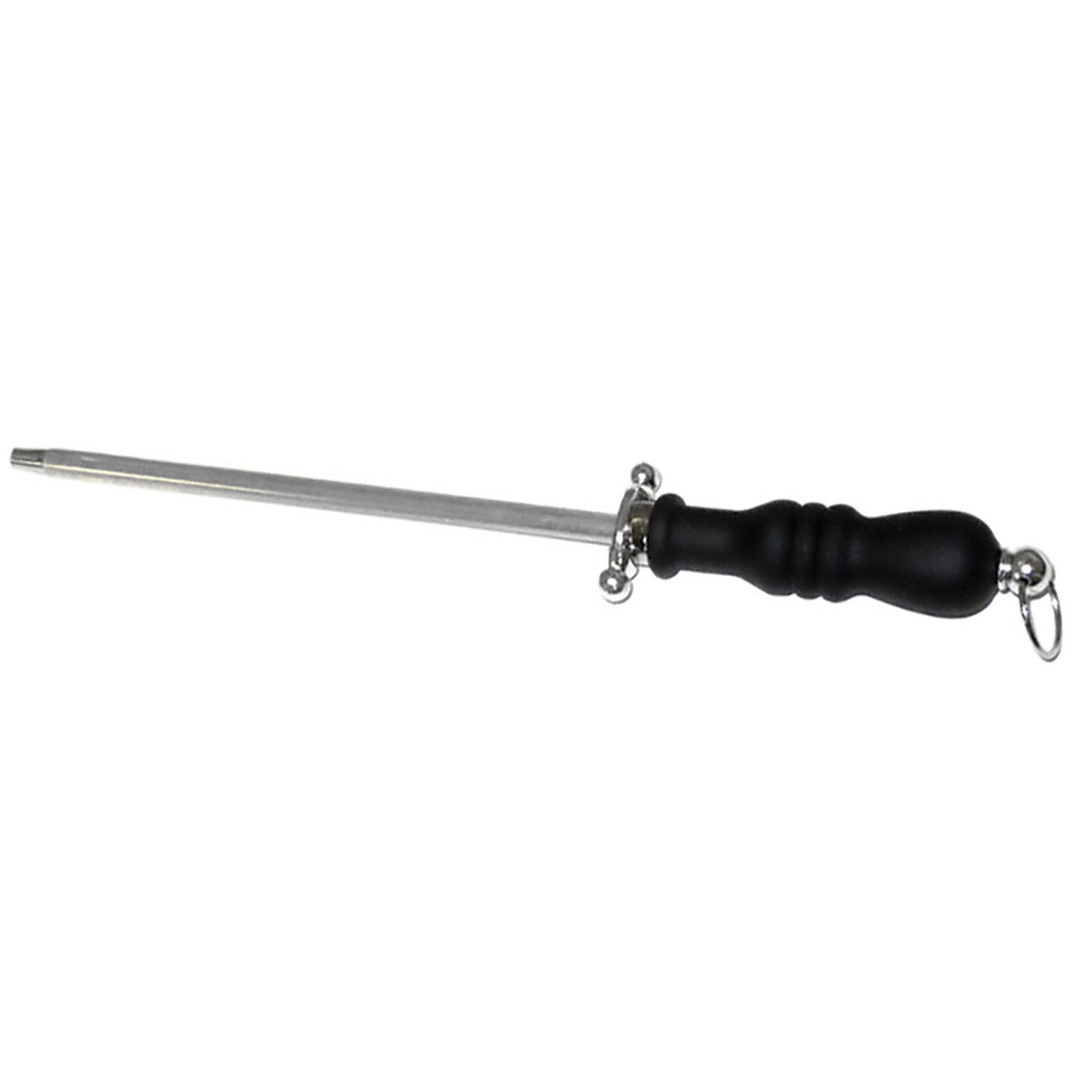 LineGuard Service-Ready Sharpening Steel - Black Handle