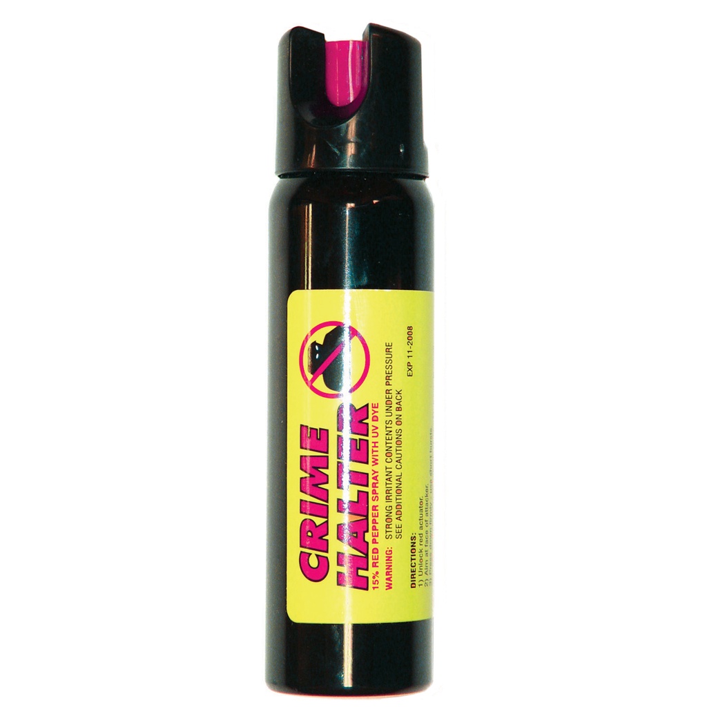 Twist-Safe Home Guard Pepper Spray Defender - Black