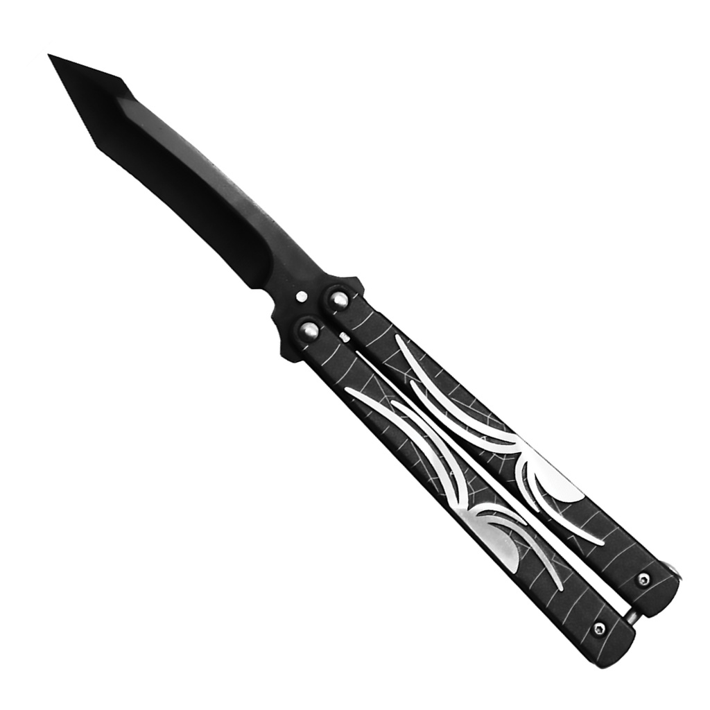 Shadowweave Arachnid Balance Trainer Butterfly Knife - Glossy Black