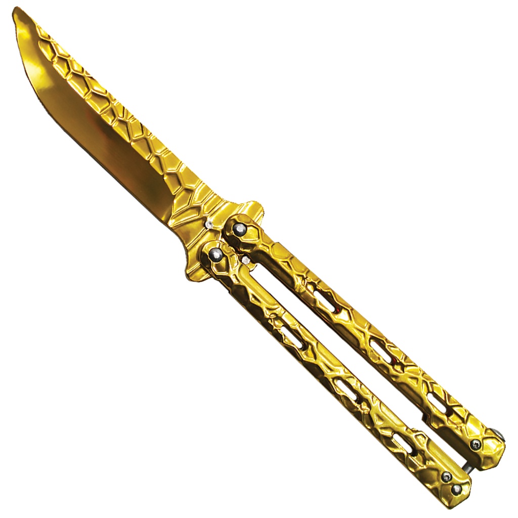 Faux Edge Confidence + Butterfly Knife Trainer - Gold