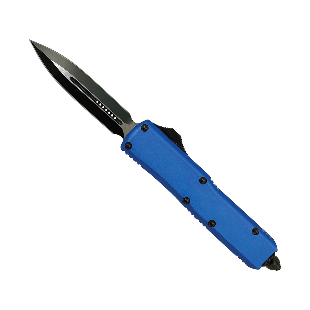 Smooth Precision Dual-Action OTF Knife - Medium Blue