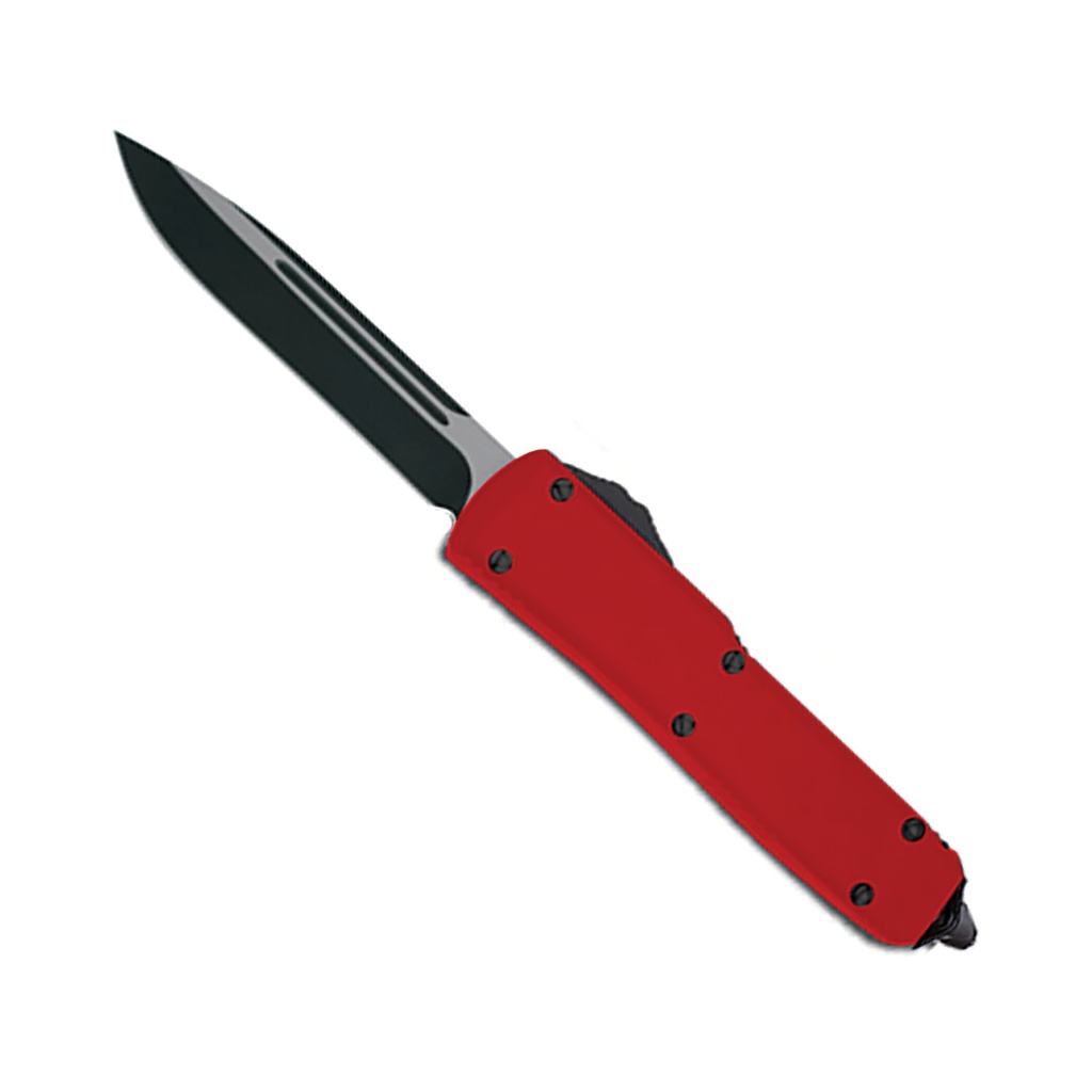 X‑Switch Smooth Precision OTF Knife - Medium Red Anodized