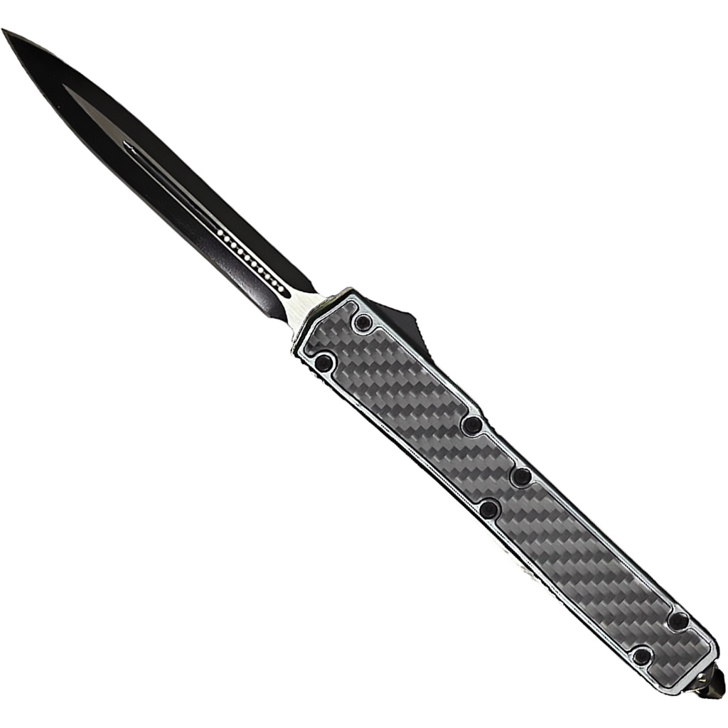 Carbon Precision Long-Reach OTF Knife - Gray Carbon Fiber
