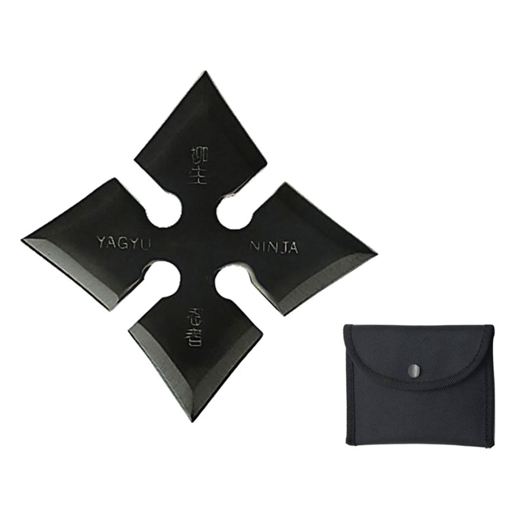 Shadow Vane Balanced Throwing Star - Matte Black