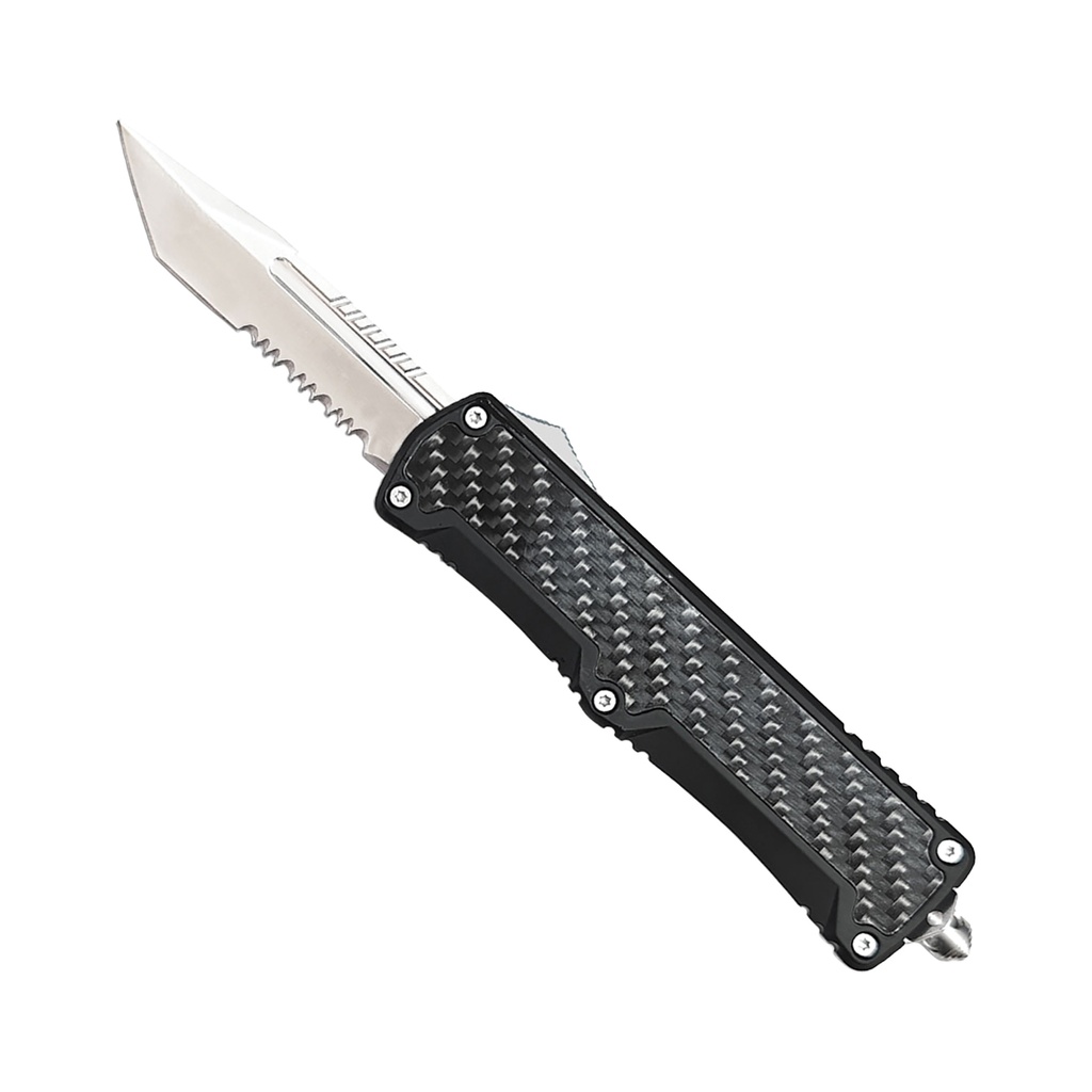 Stealth Weave Rapid-Deploy OTF Knife - Carbon Fiber