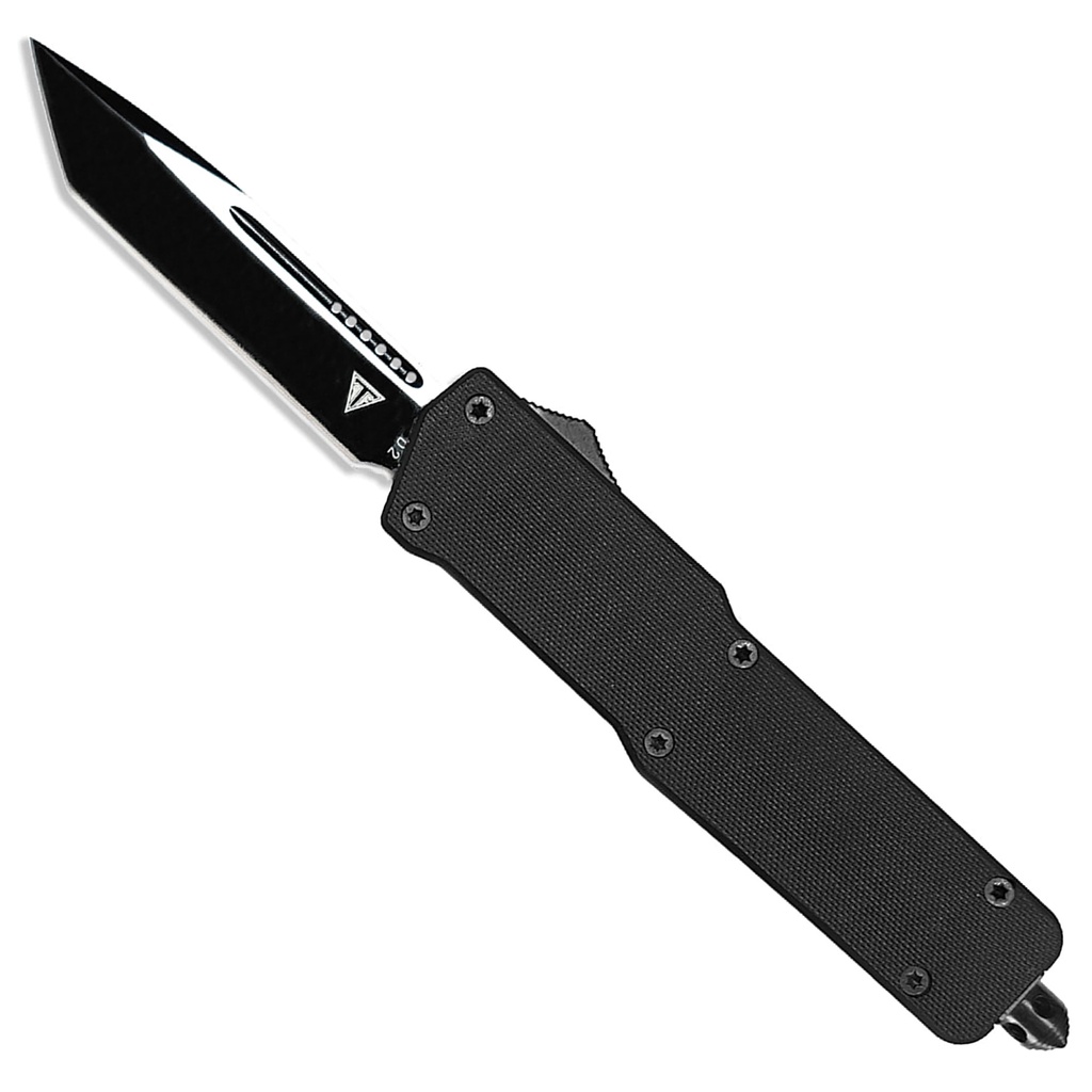 Stealth Tanto Quick-Deploy OTF Knife - G10 Black