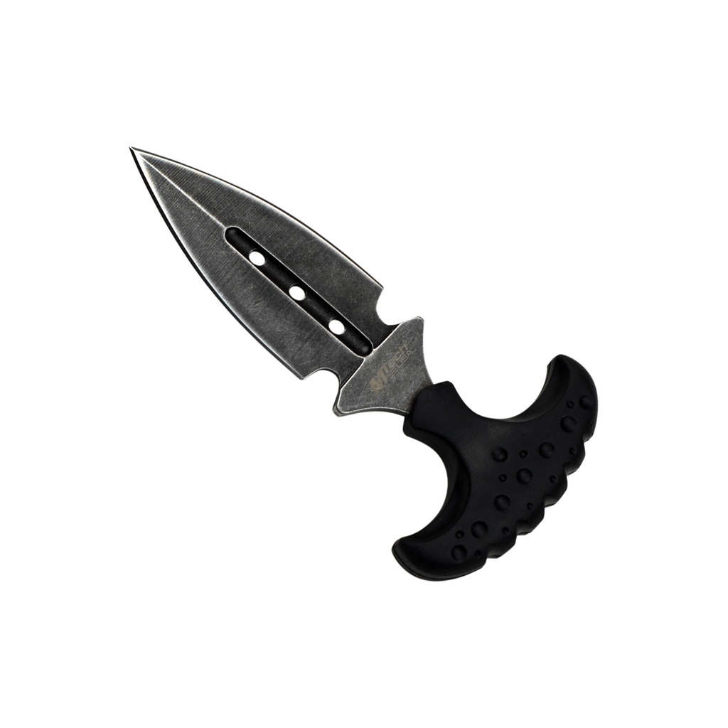 Stealth Brace Dual-Edge Push Dagger - Stonewash Steel