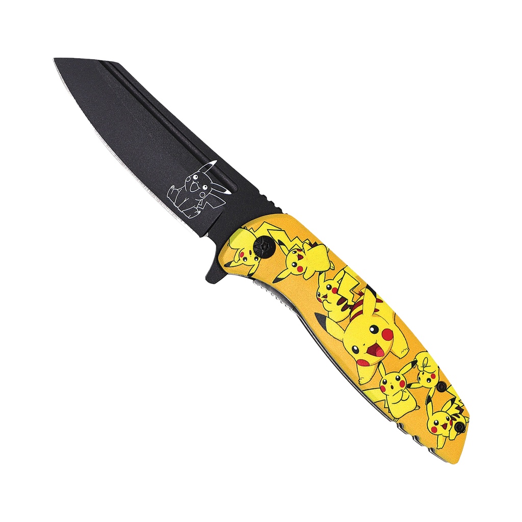 Electric Spark Quick-Deploy Assisted Opening Knife - Printed Aluminum