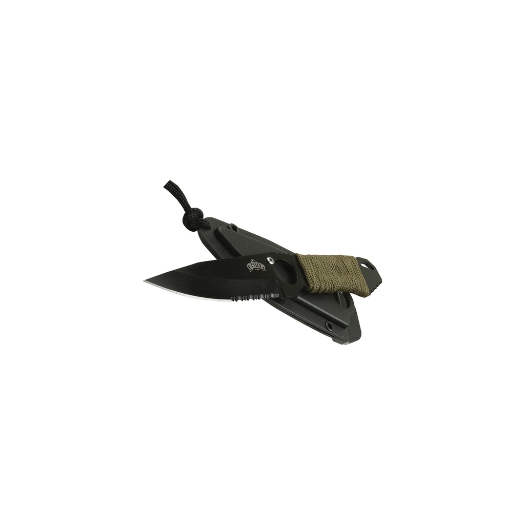 Trailline Grip-Locked Compact Fixed Blade Knife - Green/Black