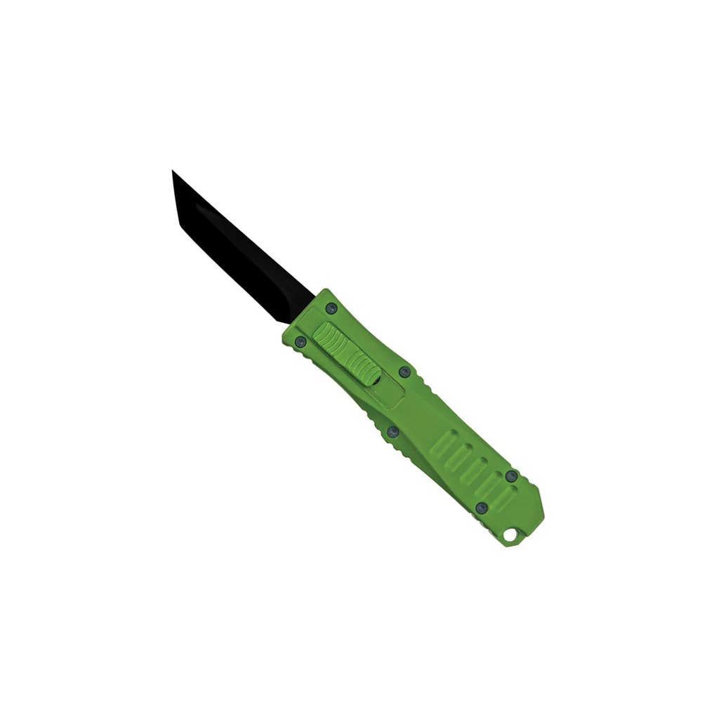 Signal Micro Quick-Deploy OTF Knife - Green Aluminum