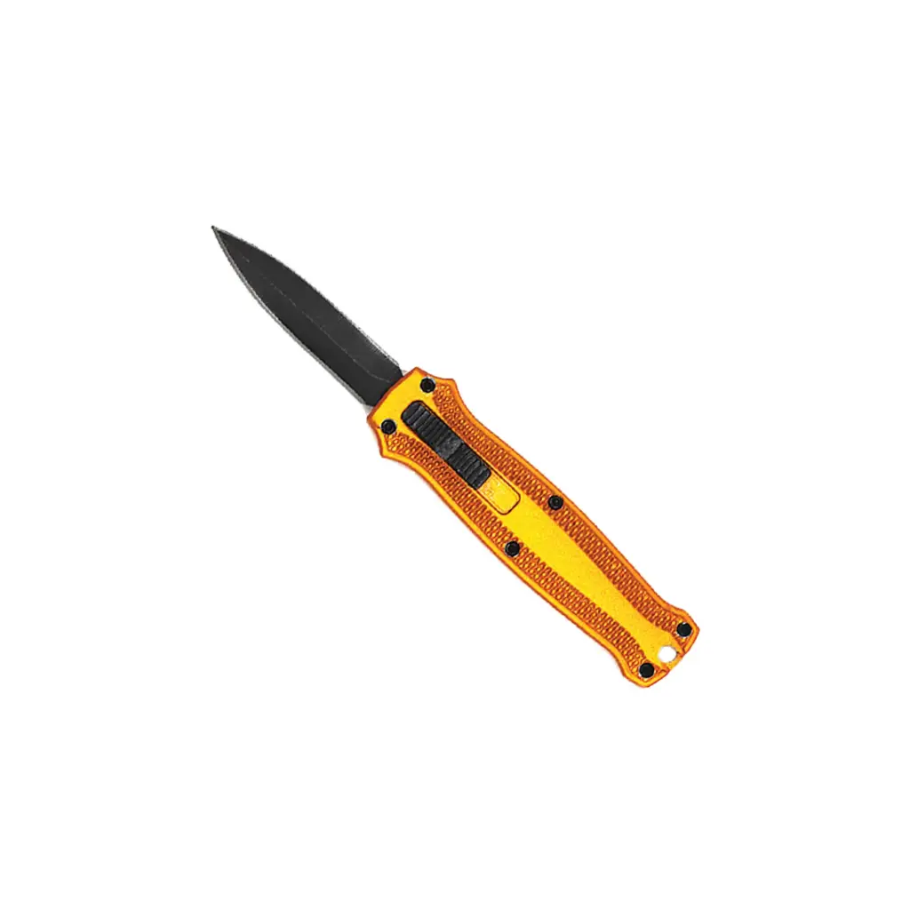 Orange Precision OTF Knife - Ti-Ni Black