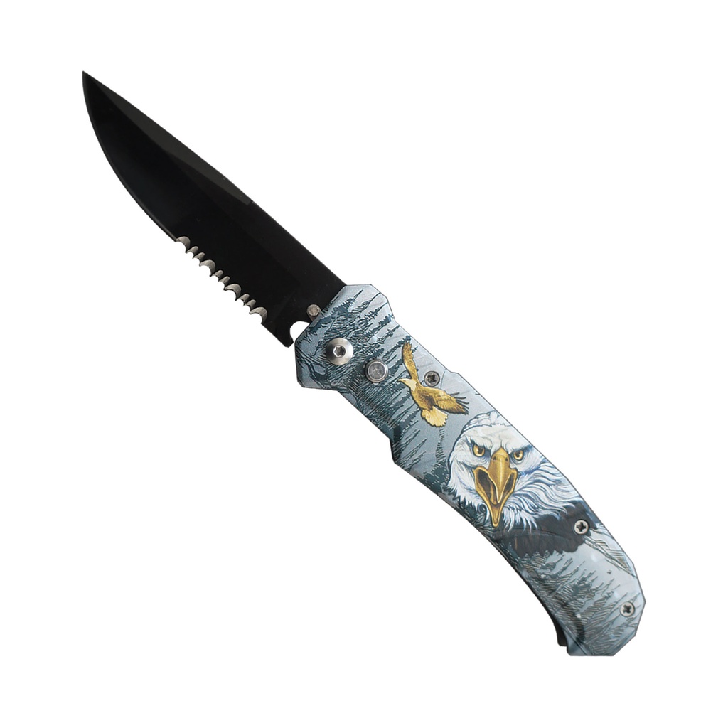 Eagle Crest Freedom-Ready Automatic Knife - Matte Black