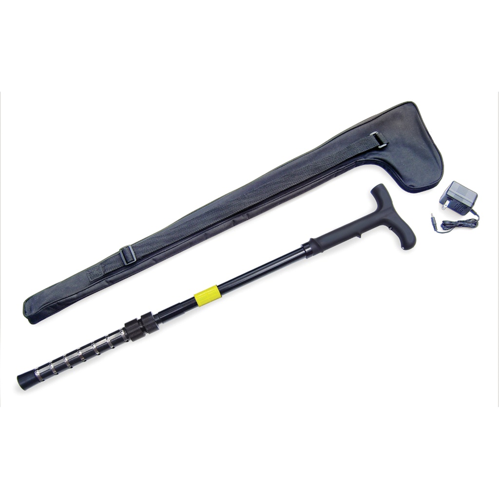 Guardian Current Defensive Walking Cane Stun Gun - Matte Black