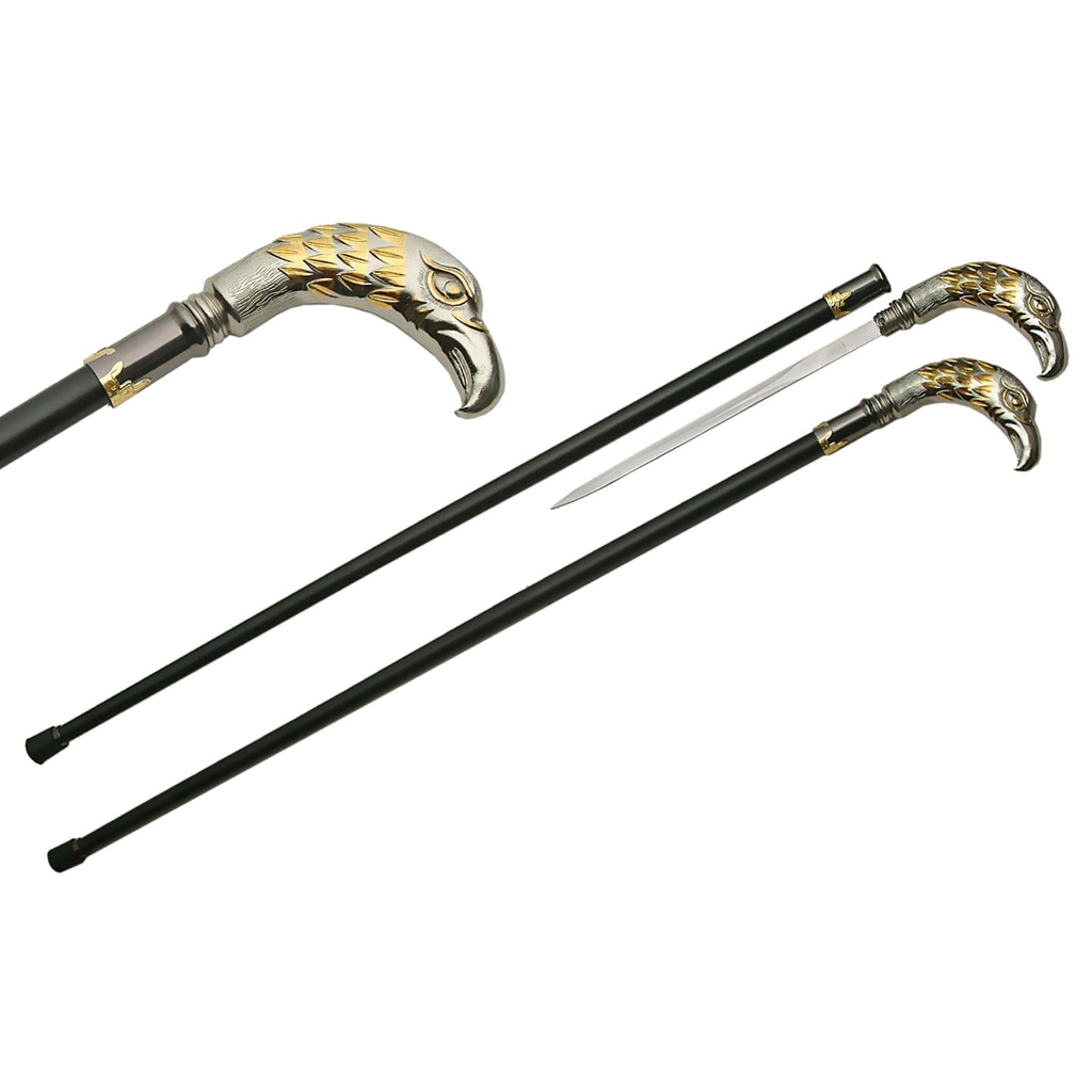 Avian Serenity Bird Handle Sword Cane