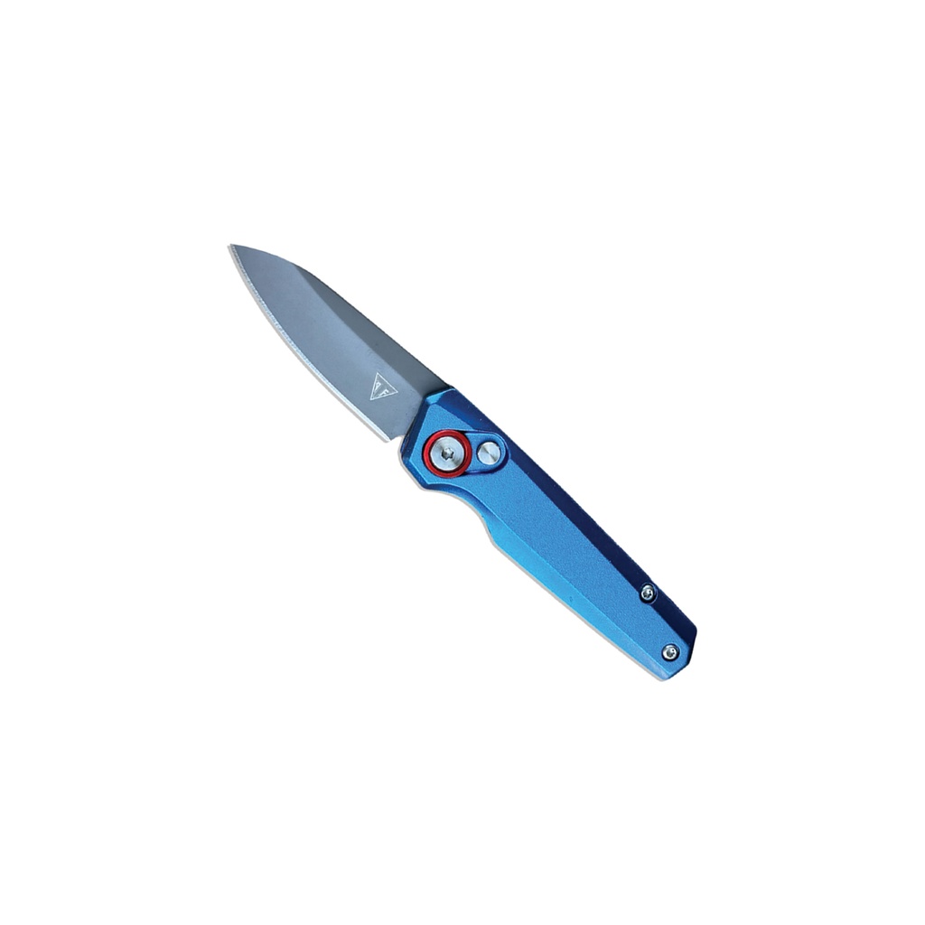 Lightning Signal Rapid-Deploy Automatic Knife - Electric Blue