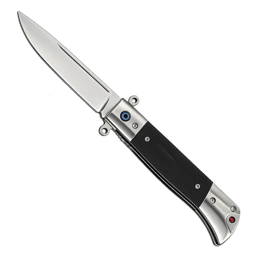 Tri-Signal Ball Bearing EDC Pocket Knife - Black G10