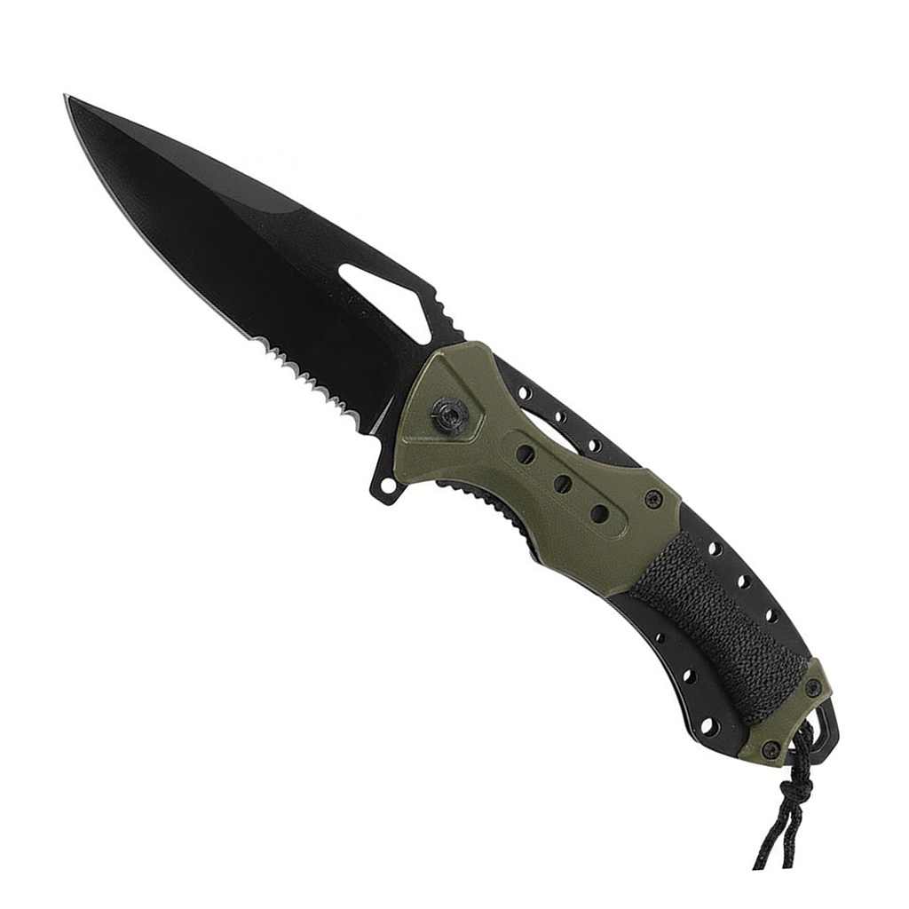 Ranger Line Tactical Assist-Open Folding Knife - OD Green