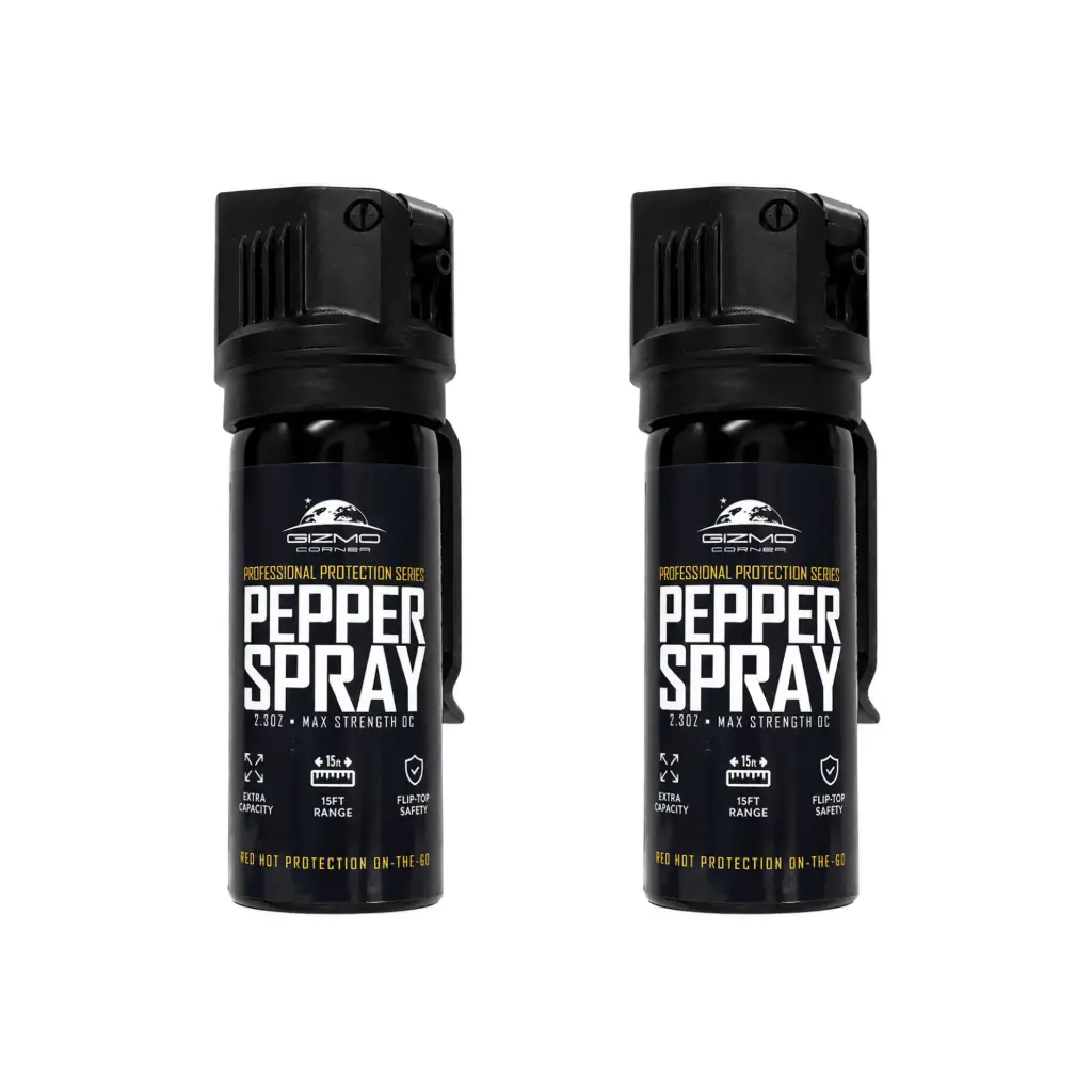 Everywhere Escape Flip-Top Pepper Spray Set - Black Stream