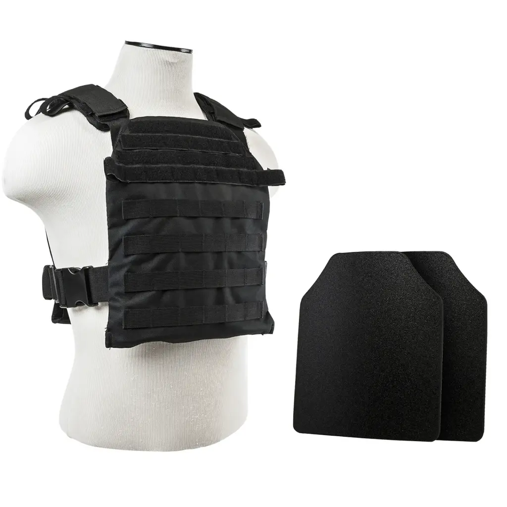 Fast Shield 2XL+ Plate Carrier Armor System - Black UHMWPE