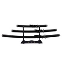 Triad of Honor Samurai Sword Set - Black Scabbard