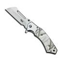 Pearl Cleaver Quick-Deploy Assisted Folding Knife - White Pearl