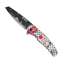 Mushroom Hero Burst Assisted Opening Knife - Nintendo White