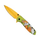 Twin-Tail Velocity Fan-Favorite Assisted Knife - Yellow Blade