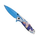 Saiyan Legacy Assisted Opening Knife - Prince Warrior Graphic