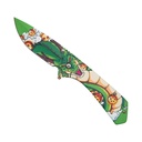 Shenron's Wish Anime Assisted Opening Knife - Green Steel