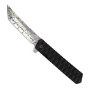 Clay Line Tactical Spring-Assisted Knife - Black Aluminum