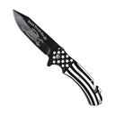 Liberty Strike Spring-Assisted Tactical Knife - Black Flag