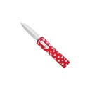 Heartline Quick-Draw OTF Knife - Red Hearts