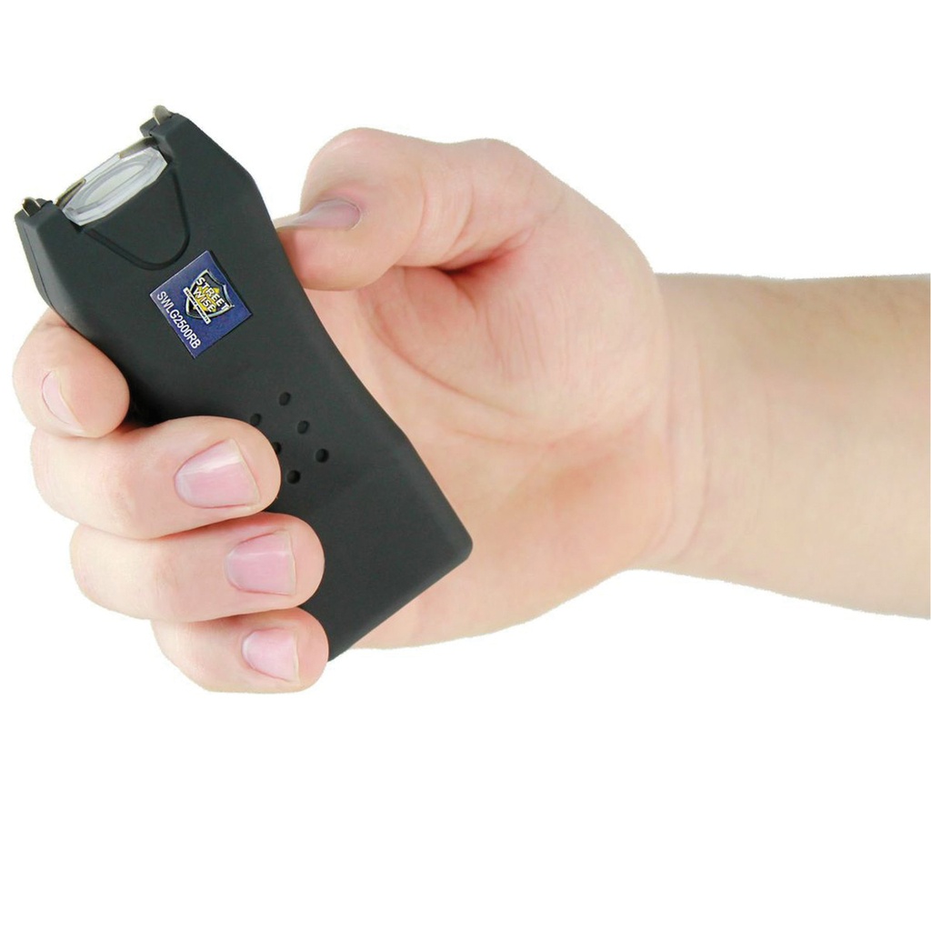 Stealth Life Guard Slim Defense Stun Gun - Rubberized Black