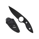 Shadow Ring Retention Tactical Fixed Blade - Matte Black