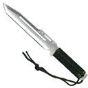 Sentinel Edge Full-Tang Survival Knife - Silver