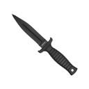 Night Prowler Edge-Stealth Compact Fixed Blade Knife - Matte Black