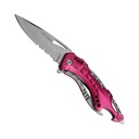 After Hours Bottle-Opener Spring Assisted Pocket Knife - Pink Aluminum