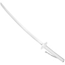 Silent Whisper Purity-Line Katana Sword - All-White